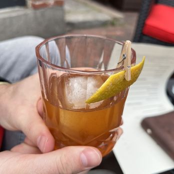 Bar 25 - Bar25 signature old fashion - Mediterranean Near Me - Newburyport, Massachusetts Bar 25 - Bar25 signature old fashion - Mediterranean Near Me - Newburyport, Massachusetts