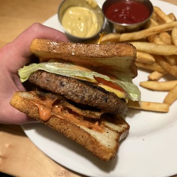 Tasty Harmony - Giddy up vegan burger close-up. Bite me! - Vegan Near Me - Fort Collins, Colorado