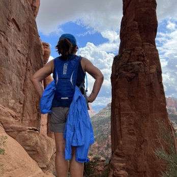 Cathedral Rock - Finally reaching the top and enjoying the view. - Hiking Near Me - Sedona, Arizona Cathedral Rock - Finally reaching the top and enjoying the view. - Hiking Near Me - Sedona, Arizona
