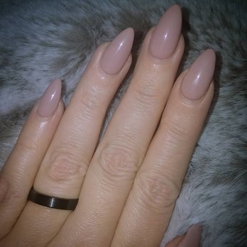 Dashing Diva Nails - Mauve almond nails - Nail Salons Near Me - Portland, Oregon