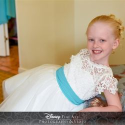 Onsite Beauty - Flower girl -- Her hair stayed exactly like this all night