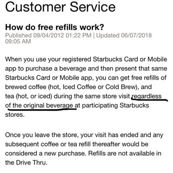 Starbucks - Section of the Starbucks customer service manual - Coffee & Tea Near Me - Saginaw, Texas Starbucks - Section of the Starbucks customer service manual - Coffee & Tea Near Me - Saginaw, Texas