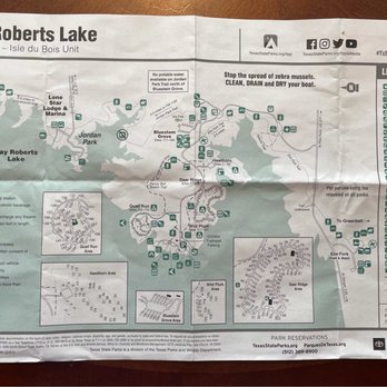Ray Roberts Lake State Park - Map of Ray Roberts Lake Isle du Bois unit - Parks Near Me - Pilot Point, Texas