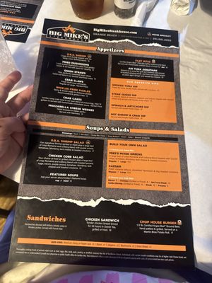 Menu photo 1 Big Mike's Steakhouse Orange Beach, AL