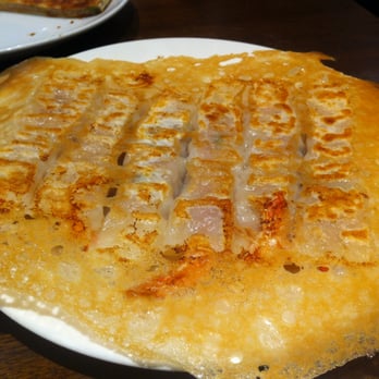Dinesty Dumpling House - Pan fried shrimp and pork pot stickers ($7.95) - Chinese Near Me - Vancouver, British Columbia Dinesty Dumpling House - Pan fried shrimp and pork pot stickers ($7.95) - Chinese Near Me - Vancouver, British Columbia