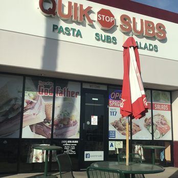 Quik Stop Subs - Front of Quik Subs restaurant... - Sandwiches Near Me - Moreno Valley, California