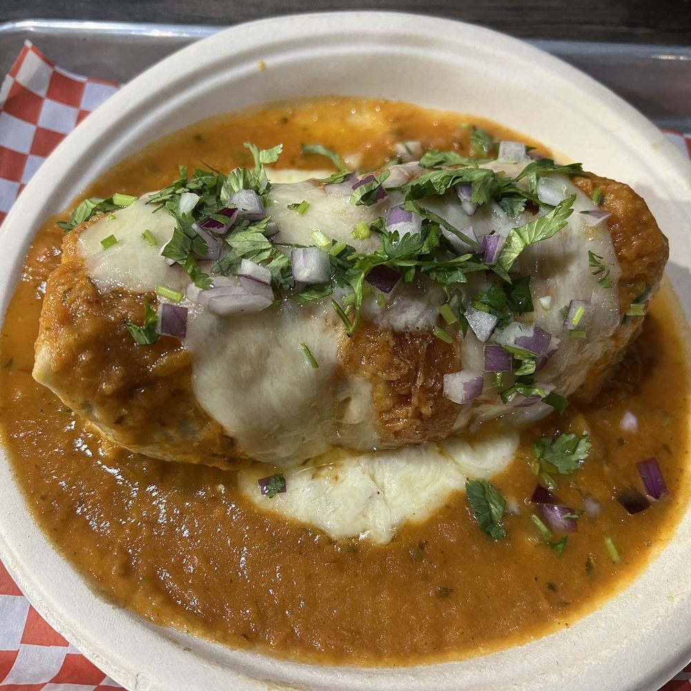 La Chingona - Carnitas wet burrito - Mexican Near Me - Seattle, Washington La Chingona - Carnitas wet burrito - Mexican Near Me - Seattle, Washington
