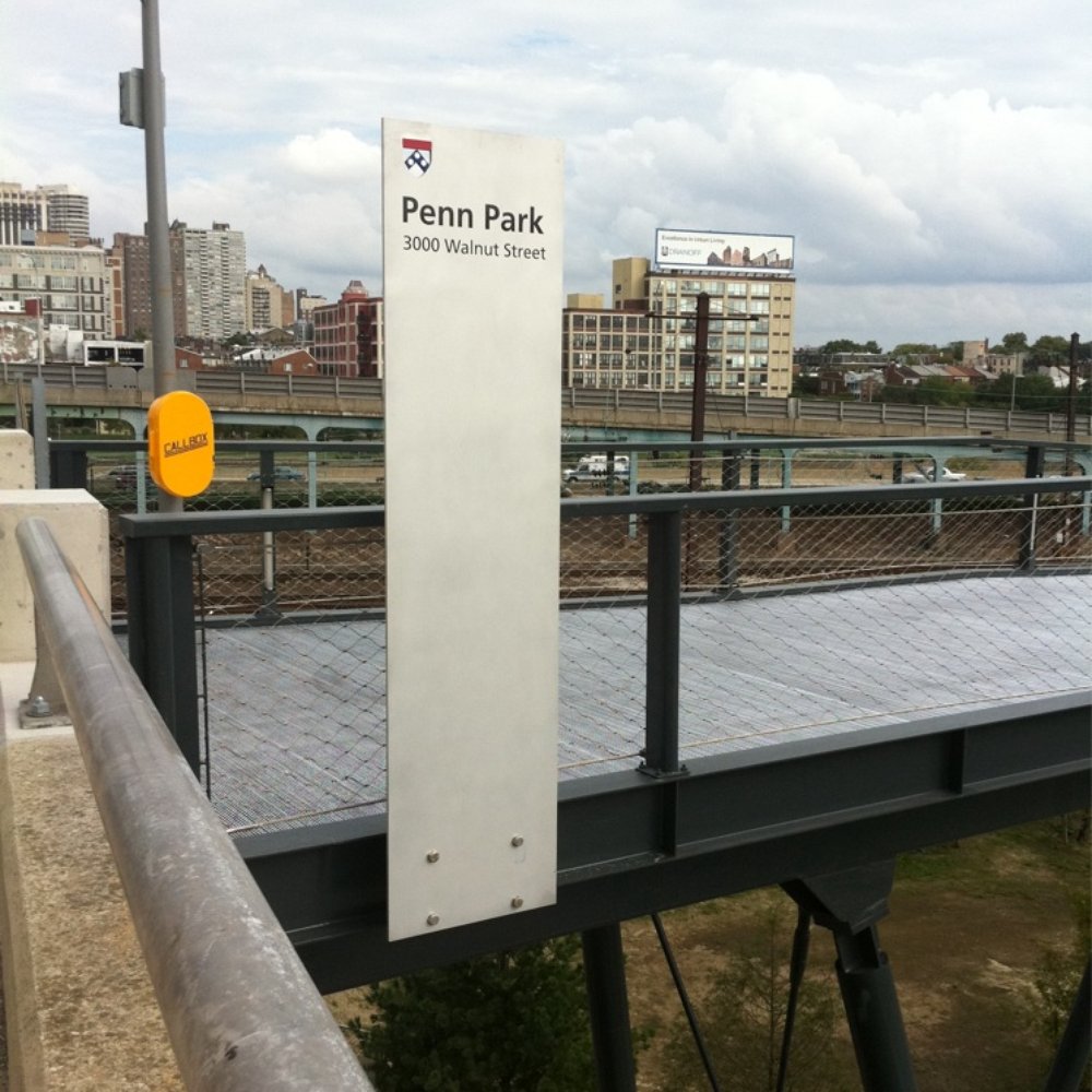 Penn Park - entrance to ramp off of walnut st bridge - Parks Near Me
