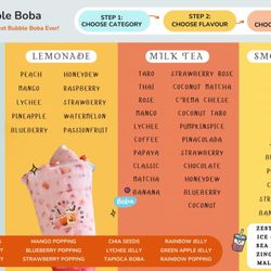 The Bubble Boba - Zesty, fruity or creamy, we have the perfect drink to satisfy your cravings!!