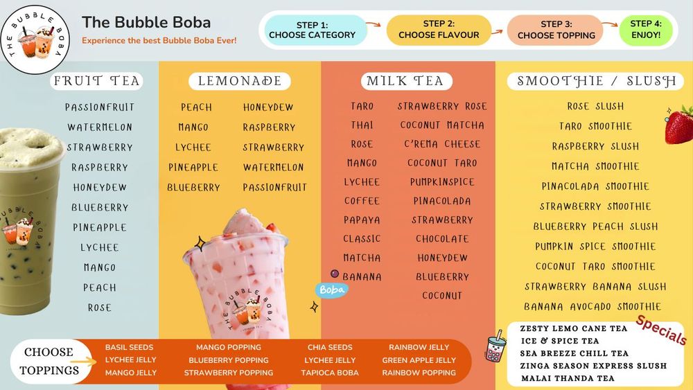 The Bubble Boba Logo