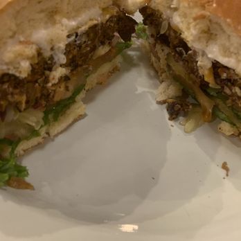 Baby's - Veggie Burger with Vegan Cheese and Vegan Mayo - American Near Me - Indianapolis, Indiana