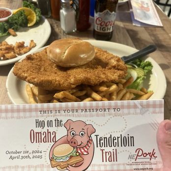 Catfish Lake Restaurant and Lounge - Pork Tenderloin - Salad Near Me - Bellevue, Nebraska