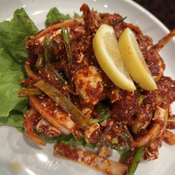 Koreana Korean BBQ - H4. Spicy Marinated Crab - Korean Near Me - Fairfield, California Koreana Korean BBQ - H4. Spicy Marinated Crab - Korean Near Me - Fairfield, California