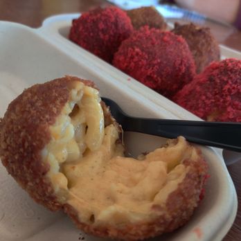Mama’s Papas - Cheesey mac'n'cheese balls. Perfect crunch. - Latin American Near Me