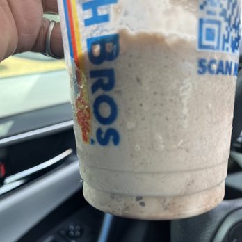 Dutch Bros Coffee - See the bubbles that's ice chunks. Not double blended. - Coffee & Tea Near Me - Euless, Texas Dutch Bros Coffee - See the bubbles that's ice chunks. Not double blended. - Coffee & Tea Near Me - Euless, Texas
