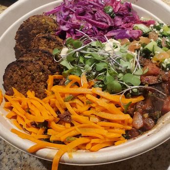 Aubergine Kitchen - Falafel bowl - Salad Near Me - Park City, Utah Aubergine Kitchen - Falafel bowl - Salad Near Me - Park City, Utah