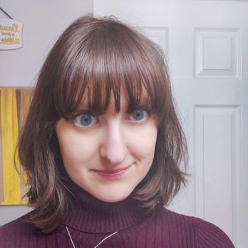 Fantastic Sams Hair Salons - Full bangs! Not too thick or heavy, but not too thin. They balance my face perfectly!! There are still a little damp here - Hair Salons Near Me - Greeley, Colorado