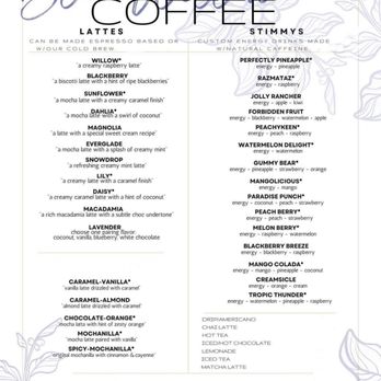 Blue Willow Coffee - Current menu - Coffee & Tea Near Me - Willis, Texas