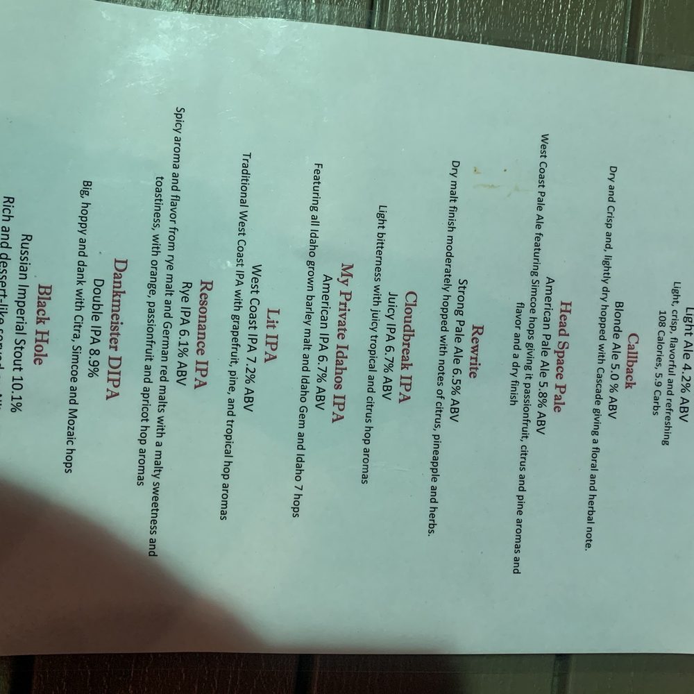 Audio Graph Beer - Beer menu! - Breweries Near Me - Los Angeles, California