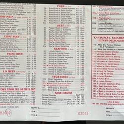 Jade Dragon Restaurant - Menu