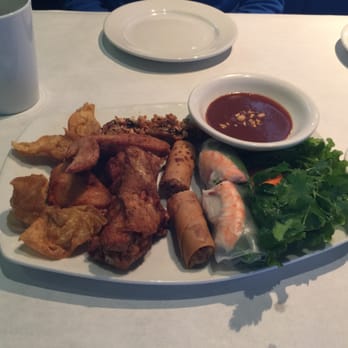 Saigon Cuisine Restaurant - The Appetizer Sampler - not something I'd order again - Vietnamese Near Me - Greensboro, North Carolina