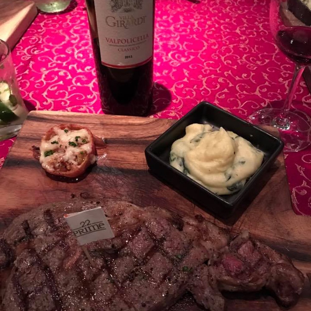 22 Prime - A bottle of Valpolicella goes perfectly with the Steak... - Steakhouses Near Me - Pasig, NCR
