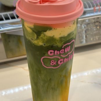 Chew & Chill - Mango cloud matcha - Art Classes Near Me - Gaithersburg, Maryland