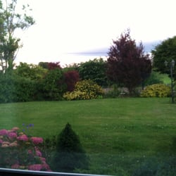 Riverside House B & B - View from our room of the front