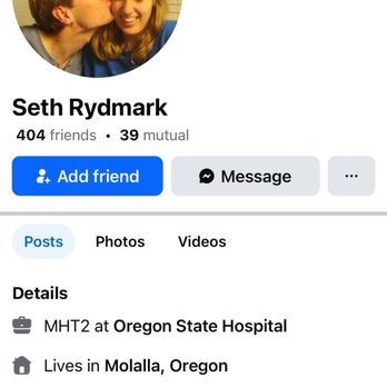 Oregon State Hospital - Mental health technician that keeps harassing me online. - Psychiatrists Near Me - Salem, Oregon Oregon State Hospital - Mental health technician that keeps harassing me online. - Psychiatrists Near Me - Salem, Oregon