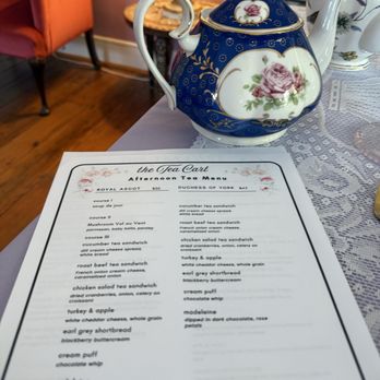 The Tea Cart - Tea cart menu - Tea Rooms Near Me - Winchester, Virginia