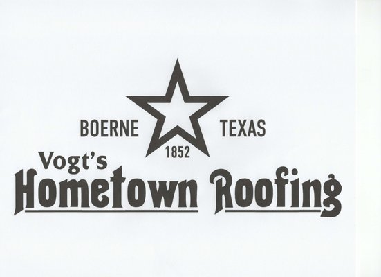 Vogt's Hometown Roofing Logo