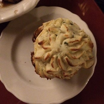 Red Ox Seafood and Steakhouse - Twice baked potato (very flavorful! Lots of garlic) - Seafood Near Me - Appleton, Wisconsin