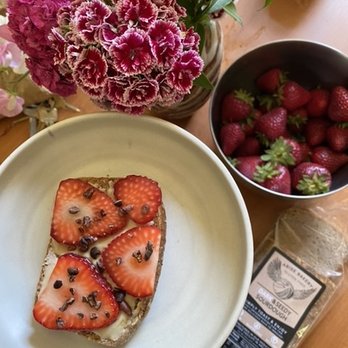 Arise Bakery - a bowl of strawberries and a plate of toast - Bakeries Near Me - Arcata, California Arise Bakery - a bowl of strawberries and a plate of toast - Bakeries Near Me - Arcata, California