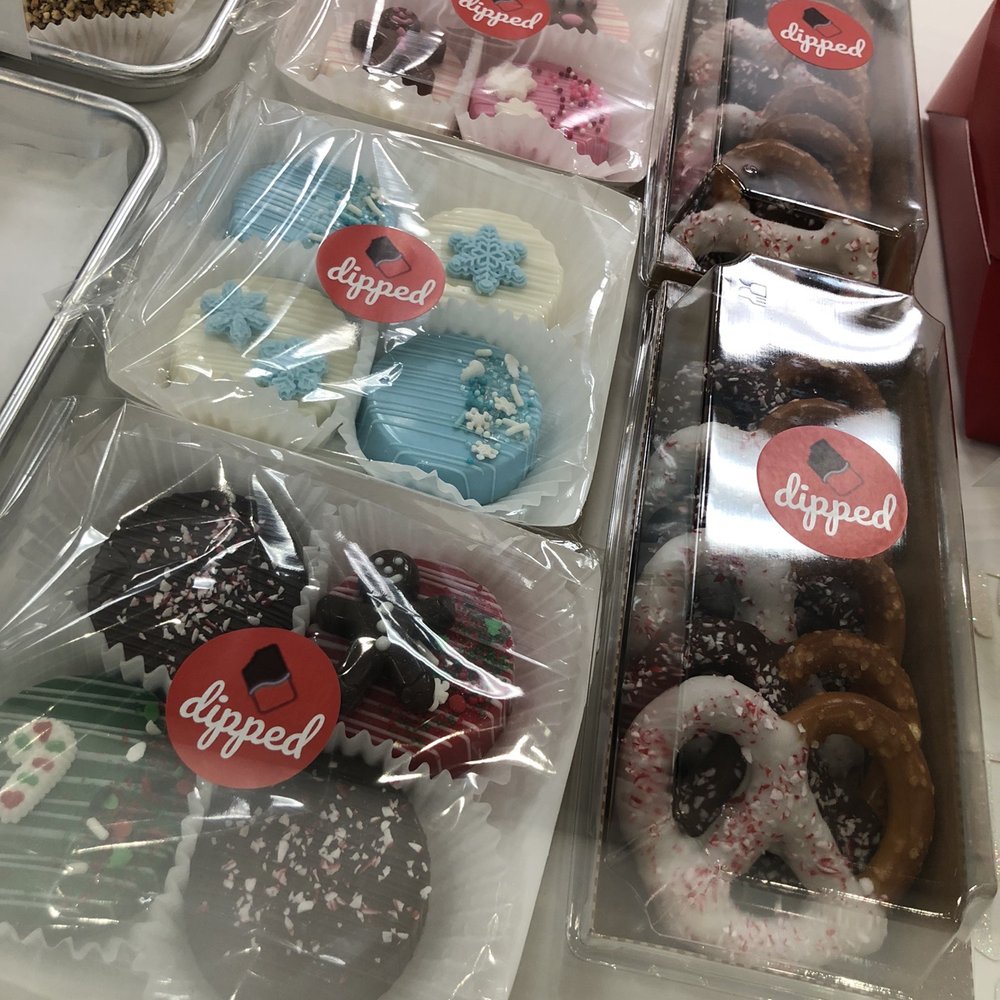 Dipped - Assorted dipped pretzels, Oreos - Chocolatiers & Shops Near Me - Emeryville, California Dipped - Assorted dipped pretzels, Oreos - Chocolatiers & Shops Near Me - Emeryville, California