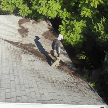 Cali-Klean - Blowing off the roof. - Window Washing Near Me - Fairfield, California Cali-Klean - Blowing off the roof. - Window Washing Near Me - Fairfield, California