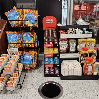 Circle K - Condiments for the hot dogs on the other side. - Coffee & Tea Near Me - Greensboro, North Carolina Circle K - Condiments for the hot dogs on the other side. - Coffee & Tea Near Me - Greensboro, North Carolina