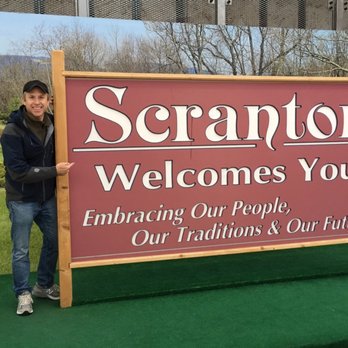Crunch Fitness - Scranton - Added bonus! Seeing the sign used from the opening of The Office outside the crunch gym. - Gyms Near Me - Scranton, Pennsylvania