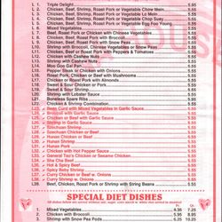 China House - Page 2 of current menu (4/7/17)