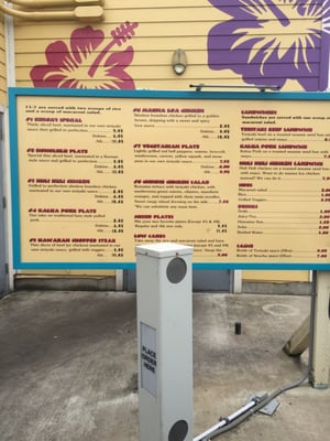 Menu photo 3 Hawaiian Time Salem, OR