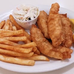 Coburg Crossing Café - Fish & Chips lunch special from Coburg Crossing Cafe