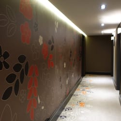 Hôtel D - Cute hallway to our room!