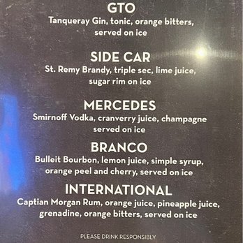 MC’s Garage - Drink menu - Burgers Near Me - Mankato, Minnesota