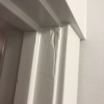Fieldstone Homes - Their idea of fixing a cracked door jam? :/ - General Contractors Near Me - Draper, Utah