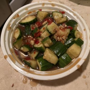Happy Hot Hunan - Spicy Cucumber Salad - Chinese Near Me - New York, New York Happy Hot Hunan - Spicy Cucumber Salad - Chinese Near Me - New York, New York