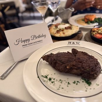 H&W Steakhouse - Ribeye steak, salmon, loaded mash potatoes, and edamame succotash - Steakhouses Near Me - Norcross, Georgia H&W Steakhouse - Ribeye steak, salmon, loaded mash potatoes, and edamame succotash - Steakhouses Near Me - Norcross, Georgia