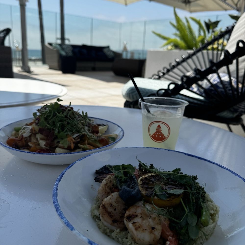 Sun Deck - Loaded Sunset Fries and Spicy Baja Grilled Shrimp - American Near Me - Coronado, California Sun Deck - Loaded Sunset Fries and Spicy Baja Grilled Shrimp - American Near Me - Coronado, California