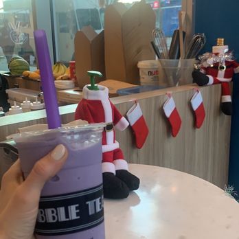 The Bubble Tea Shop - Taro oat milk slash - Bubble Tea Near Me - Vancouver, British Columbia
