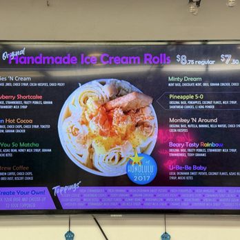 Sweet Creams - Menu - Ice Cream & Frozen Yogurt Near Me - Honolulu, Hawaii Sweet Creams - Menu - Ice Cream & Frozen Yogurt Near Me - Honolulu, Hawaii