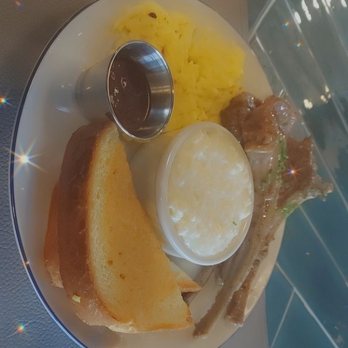 Breakfast At Barneys - Braised lamb, scrambled eggs, grits, & toast w/ jam - Breakfast & Brunch Near Me - Atlanta, Georgia Breakfast At Barneys - Braised lamb, scrambled eggs, grits, & toast w/ jam - Breakfast & Brunch Near Me - Atlanta, Georgia