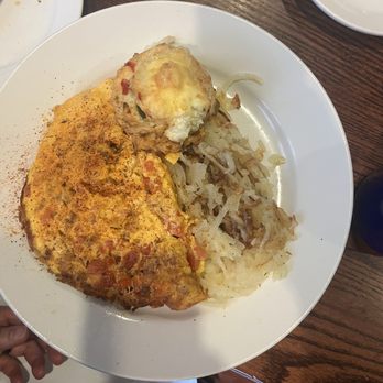 Miss Shirley's Cafe, Inner Harbor - This Amy omelette super delicious yummy and the biscuits OMG - Breakfast & Brunch Near Me - Baltimore, Maryland